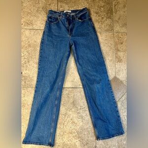 Abercrombie Curve Love High Rise 90s Relaxed Jeans Medium Wash Size 27 (4)